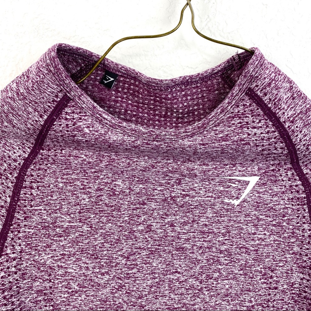 Gymshark Vital Seamless Long Sleeve Crop Top S/M - Picture 5 of 8